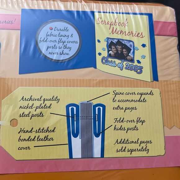 2 Pack Scrapbooks with Leather Cover - Picture 3 of 14